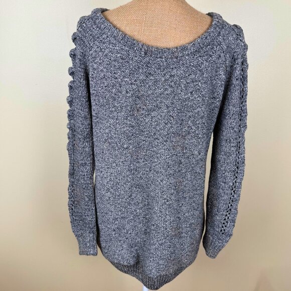 Dagmar sweater | Size Small | Gray cotton - Picture 3 of 6